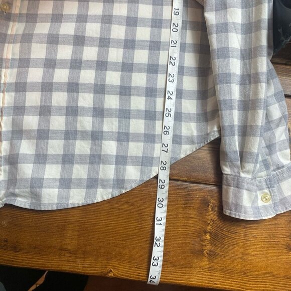 Ralph Lauren Jeans Co. Button Down Men's size XL Long Sleeve Plaid Gray White - Picture 6 of 7